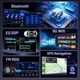 Автомагнітола Hikity Android 15 4/64 ГБ 10.1" Double DIN GPS Wi-Fi Bluetooth Mirror Link - изображение 3