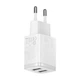 Сетевой зарядное устройство Baseus Compact Charger 2U 10.5W 2xUSB Type-A Белый 6 см - изображение 5
