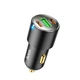 Автомобільний зарядний пристрій HOCO NZ6 45W 3-port USB-C/USB-A чорний - зображення 1