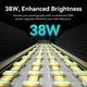 Видеосвет Ulanzi VL360 RGB 38W пластик + алюминий 554x155x78 мм черный - изображение 9