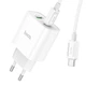 Сетевое зарядное устройство HOCO C80A Plus Rapido 20W Type-C 1 м Белый - изображение 4