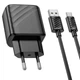 Мережевий зарядний пристрій HOCO CS21A Rich 18 Вт USB-A чорний - зображення 6