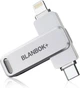 Флешка BLANBOK+ 256GB для iPhone / Android / ПК, Lightning + Type-C + USB, швидкісна USB Flash накопичувач - зображення 1