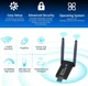 Wi-Fi адаптер USB 3.0 6B17 AC1300 с двумя антеннами, 2.4/5 ГГц, до 1300 Мбит/с для ПК и ноутбука - изображение 5