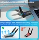 Wi-Fi адаптер USB 3.0 6B17 AC1300 с двумя антеннами, 2.4/5 ГГц, до 1300 Мбит/с для ПК и ноутбука - изображение 6
