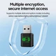 Зовнішній дводіапазонний USB адаптер Wi-Fi 2.4/5.8GHz + Bluetooth 5.4 Wi-Fi6 900 Mbps (88035) - зображення 6
