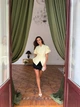 Пиджак женский приталенный классический на подкладке, турецкая костюмная ткань 42-44 сливочный - изображение 3