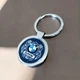 Металевий брелок BMW - Брелок для ключів автомобіля БМВ - Chaban Souvenir - Автомобільний брелок/ Подарунок автомобілісту, круглий (колір металік) ZSM_31 - зображення 4