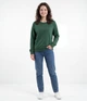 Свитшот Fruit of the Loom Lightweight raglan sweat lady-fit S Темно-Зеленый (062146038S) - изображение 3