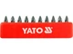 Биты YATO Pozidriv PZ1 x 25 мм HEX 1/4" 10 шт YT-0470 - изображение 1