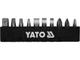 Набір біт YATO 1/4" PH SL SQ довжина 25 мм 11 шт YT-14390 - зображення 4