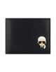Портмоне чоловіче шкіряне Karl Lagerfeld з логотипом Karl Character Head Чорний - зображення 1