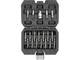 Набір біт-екстракторів YATO для HEX і TORX хвостовик 1/4" і 3/8" 19 предметів YT-04584 - зображення 1
