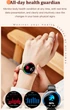 Жіночий Смарт-годинник Uwatch Рожевий Ремінець Золотистий Корпус Функції Здоров'я Amoled (399132) - зображення 6