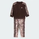 Детский комплект: свитшот и леггинсы OVERSIZE CREW / TIGHT LEGGINGS adidas KS1642 (86) коричневый (4069993607203) - изображение 2