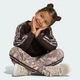 Детский комплект: свитшот и леггинсы OVERSIZE CREW/TIGHT LEGGINGS adidas KR9209 (128) коричневый (4069993567767) - изображение 3
