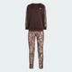 Детский комплект: свитшот и леггинсы OVERSIZE CREW/TIGHT LEGGINGS adidas KR9209 (128) коричневый (4069993567767) - изображение 8