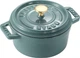 Garnek Staub Mini Cocotte żeliwny okrągły eukaliptusowy 250 ml (3272340062063) - obraz 1