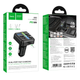 FM-трансмітер Hoco E89 Libre 45 W 2 USB Type-A USB Type-C чорний для автомобіля - зображення 2