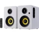 Активные полические колонки Sanyun SW206 80W Bluetooth 5.4, HiFi / Studio Monitor, белые - изображение 1