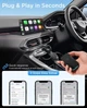 Беспроводной адаптер Lepwings для CarPlay — Plug & Play, авто-подключение, совместимый с iPhone - изображение 3