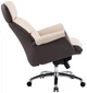 Кресло аклас Драгобрат al mb (Кожа lc-f Beige/PU Dark brown) - изображение 7