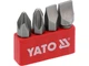 Набор ударных бит YATO PH2 PH3 SL8 SL10 x 36 мм хвостовик HEX 5/16" 4 шт YT-2812 - изображение 2