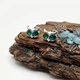 Серьги 'Совы' серебро 925° 2,00г. винтики пусеты (22С322зл) - изображение 1