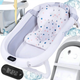 Дитяча складна ванночка з термометром та подушкою HANERT KinderBad Grey - зображення 5