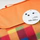 Ковдра для пікніка MBM HOME 130х160 см TH-37 ORANGE помаранчева - зображення 3