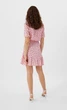 Сукня Stradivarius рожевий в чорний горошок BBMXM884 S - изображение 3