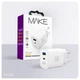 Зарядний пристрій мережевий Make 30W GaN3 Type-C PD3.0 + USB QC4.0 White (MCW-3021GWH) - зображення 7