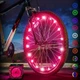 LED-підсвітка для коліс велосипеда RGB | Набір кольорових ліхтарів для видимості в темноті | Водостійкі велоліхтарі - зображення 5