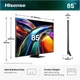 Телевізор Hisense 85UR9S - зображення 2