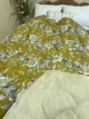 Ковдра зимова полуторна з відкритим хутром на овчині 145х210 см двостороння тепла - зображення 2
