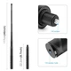 Поворотная ручка штатив селфи-палка Puluz PU887B 117 см для Insta360 X3 X4 DJI Osmo 360 - изображение 5