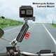 Крепление Puluz PU3212 Magic Arm для мотоцикла и велосипеда двойная шаровая голова 360° нагрузка до 5 кг - изображение 3