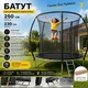 Каркасный детский батут 250 см с защитной сеткой и удобной лестницей, высота 230 см - изображение 6