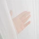 Ткань тюль вуаль шелк 320 см, 50 г/м2 IDEIA лёгкая прозрачная тюль для штор и декора, с эффектом персика V-51 молоко - изображение 3