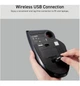 Беспроводной трекбол ELECOM HUGE M-HT1DRBK USB 2.4 ГГц с оптическим сенсором - изображение 4