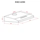 Витяжка плоска PERFELLI RINCI 6CWX BIANCO - изображение 11