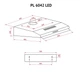 Витяжка плоска PERFELLI PL 6042 W LED - зображення 11
