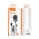 Автомобільний AUX BT-ресивер Hoco E150 Path з кабелем metal gray - зображення 2