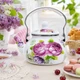 Чайник эмалированный A-PLUS 2.5 л (0964) Сиреневые цветы - изображение 3