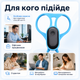 Коригувальний коректор для спини від сутулості Posture training device USB КОРЕКТОР СПИНИ Корсет для хребта Синій - зображення 7