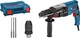 Перфоратор Bosch PRO GBH 2-28 F SDS-plus, ШЗП 13 мм, набір свердл, кейс (0611267604 - зображення 1