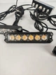Стробоскоп мигалка в радиаторной решетке авто комплект 4 шт 6led синий красный с дистанционным пультом - изображение 4
