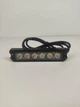 Стробоскоп мигалка в решетку автомобиля желтый 6led - изображение 1