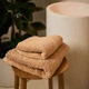 Полотенце махровое MBM HOME для ванной Шепот 30x50 см бежевое (BT-21 S LIGHT BEIGE) - изображение 11
