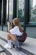 Сумка бананка TARWA шкіряна терракотова для фотоапарата на пояс - зображення 7